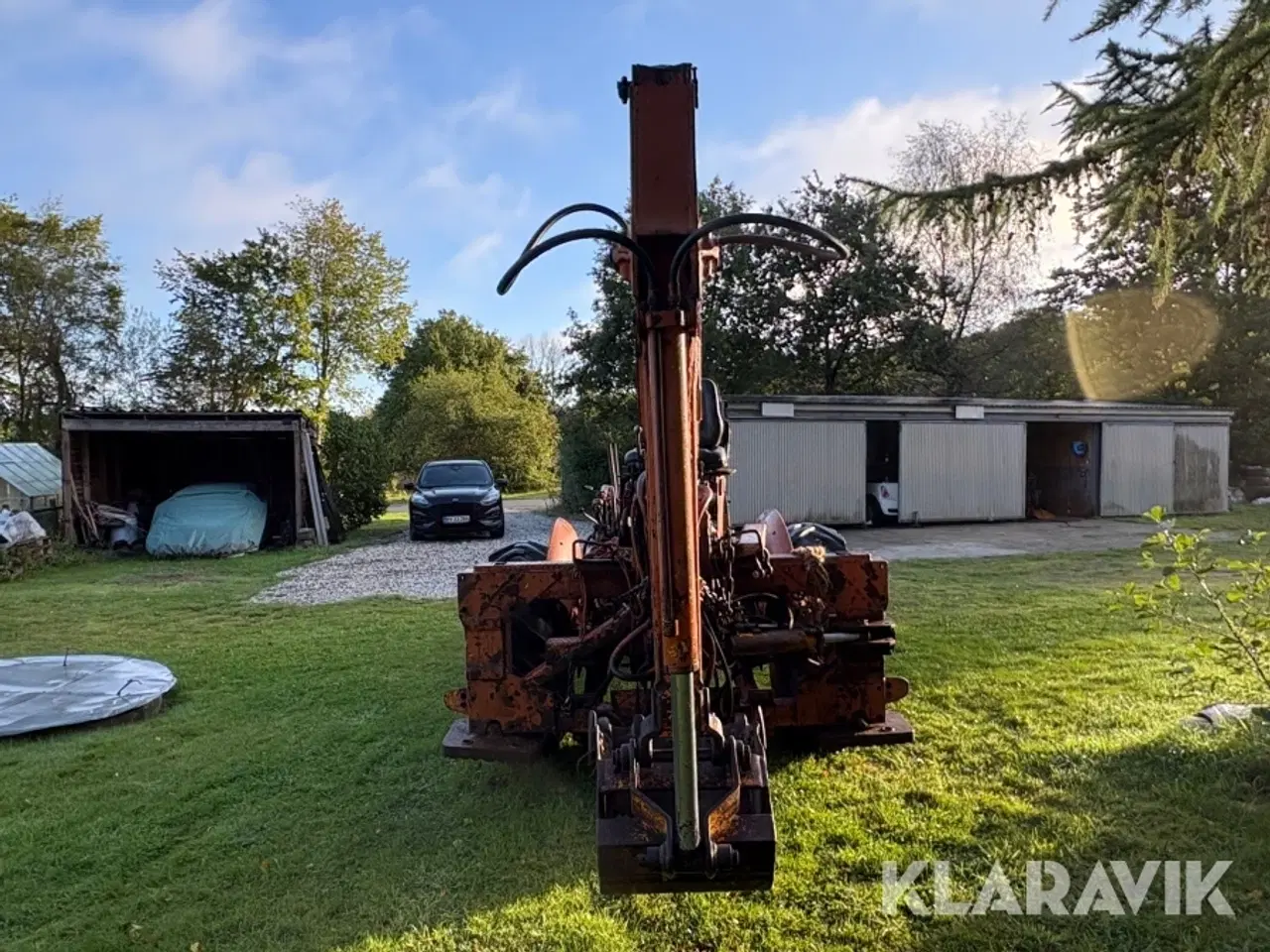Billede 4 - Traktor Massey Ferguson 203C med frontlift og gravearm