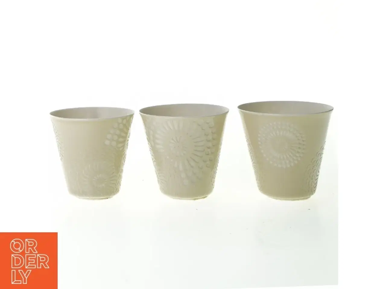 Billede 1 - Porcelæns kopper til fyrfadslys (str. 8 cm)
