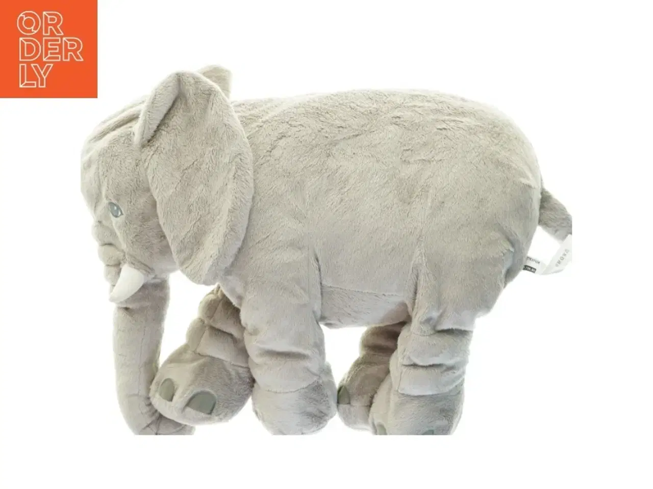 Billede 1 - Stort blød elefant fra IKEA (str. 60x50 cm)