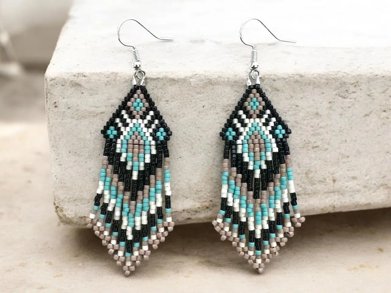 Billede 3 - Grønlandske perle øreringe