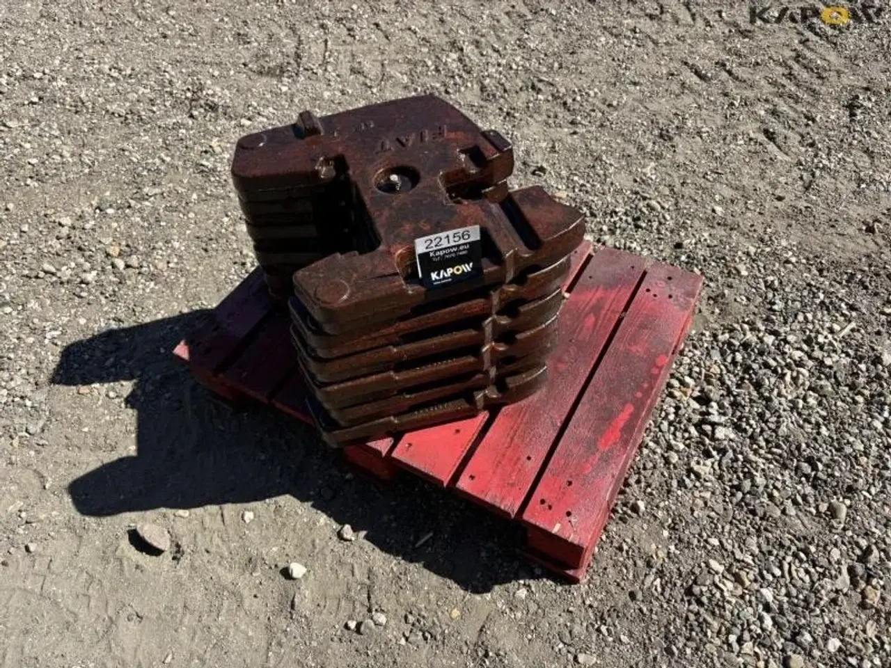 Billede 5 - Fiat Fiat vægtklodser - 6 stk