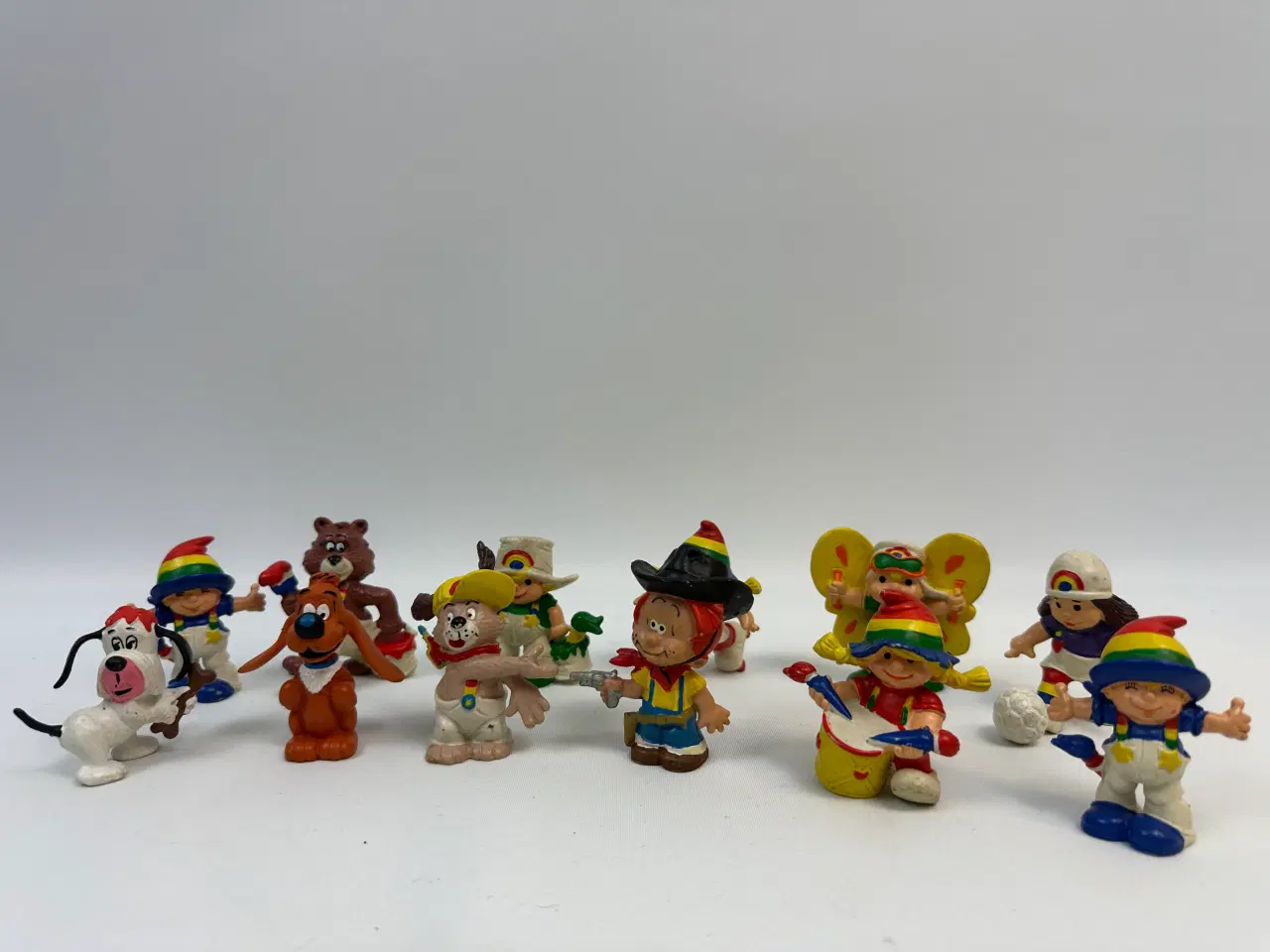 Billede 2 - 12 stk. retro figurer  Rainbow Kids (1980/81)