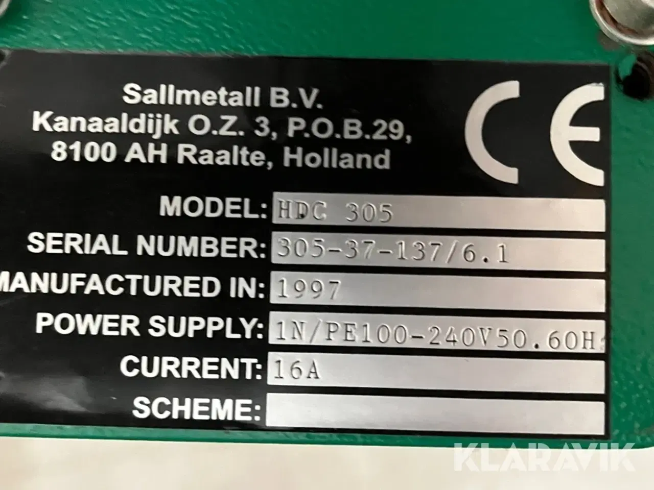 Billede 12 - Pladesav SALLMETALL HDC 305
