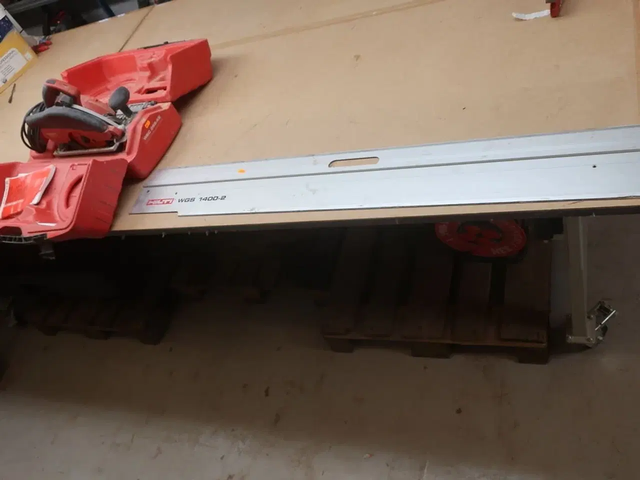 Billede 1 - Dyksav HILTI WSC 255-KE med skinne