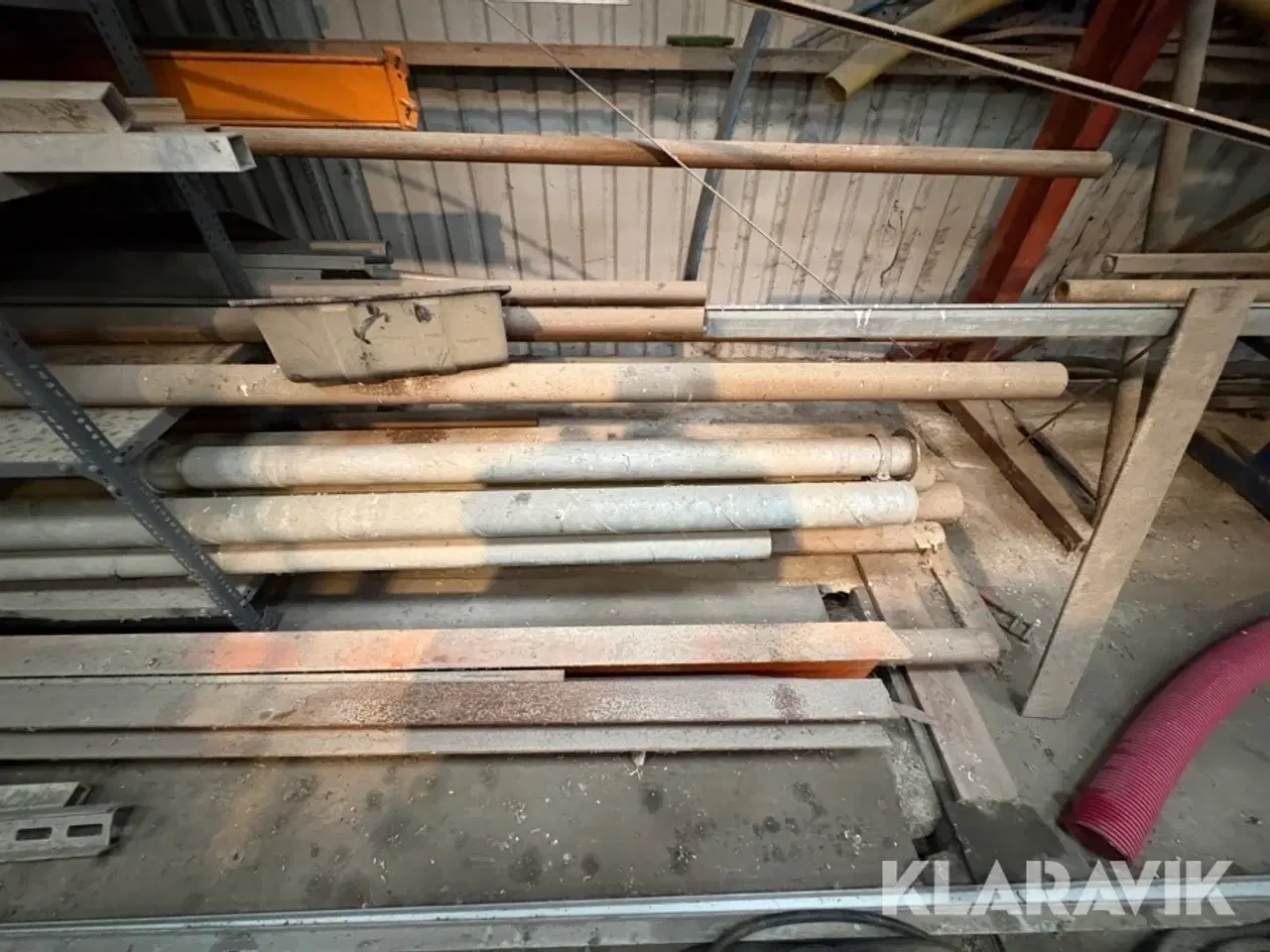 Billede 2 - Stålreoler med indhold 6 styk