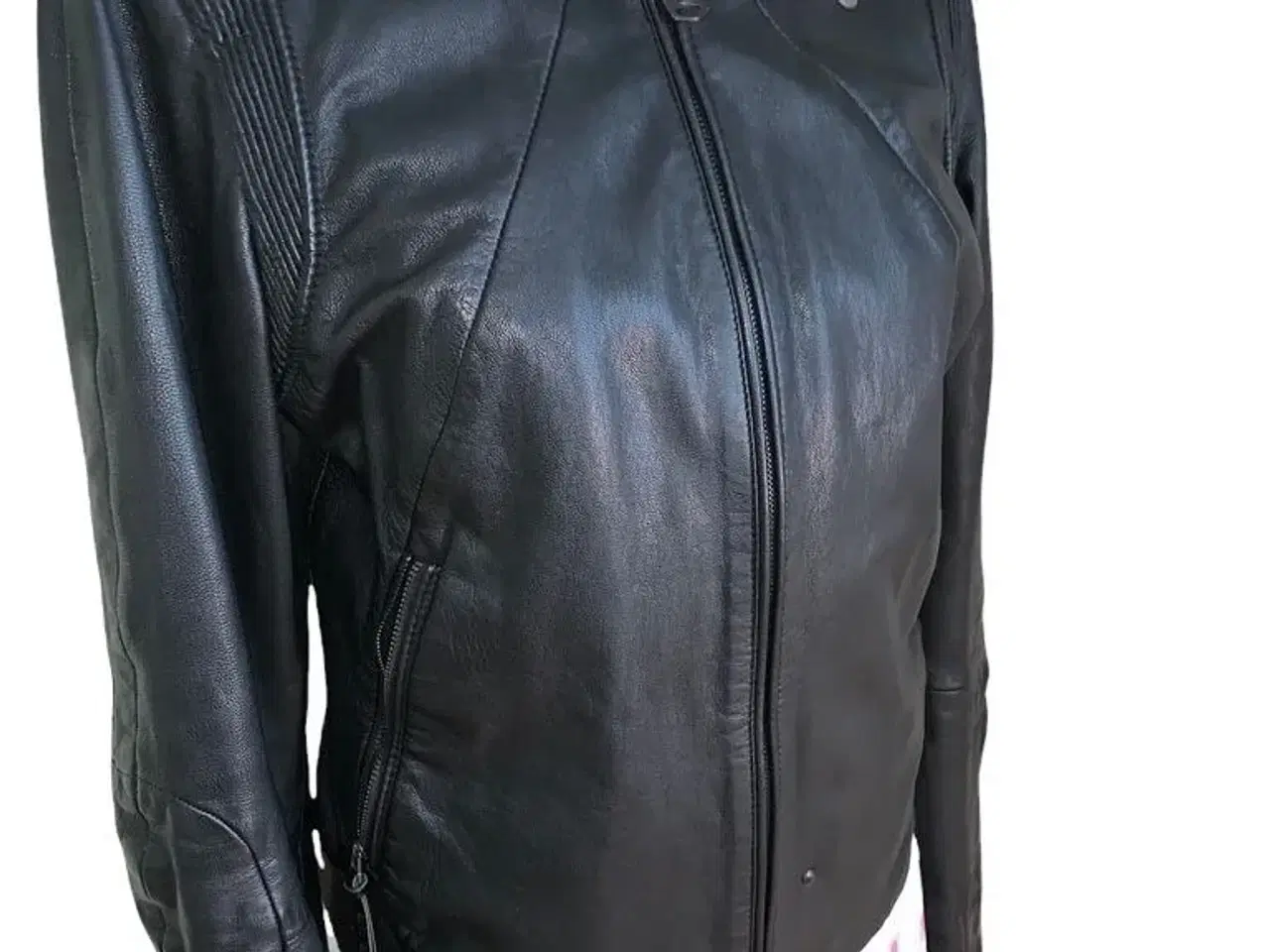 Billede 1 - Læder jakke