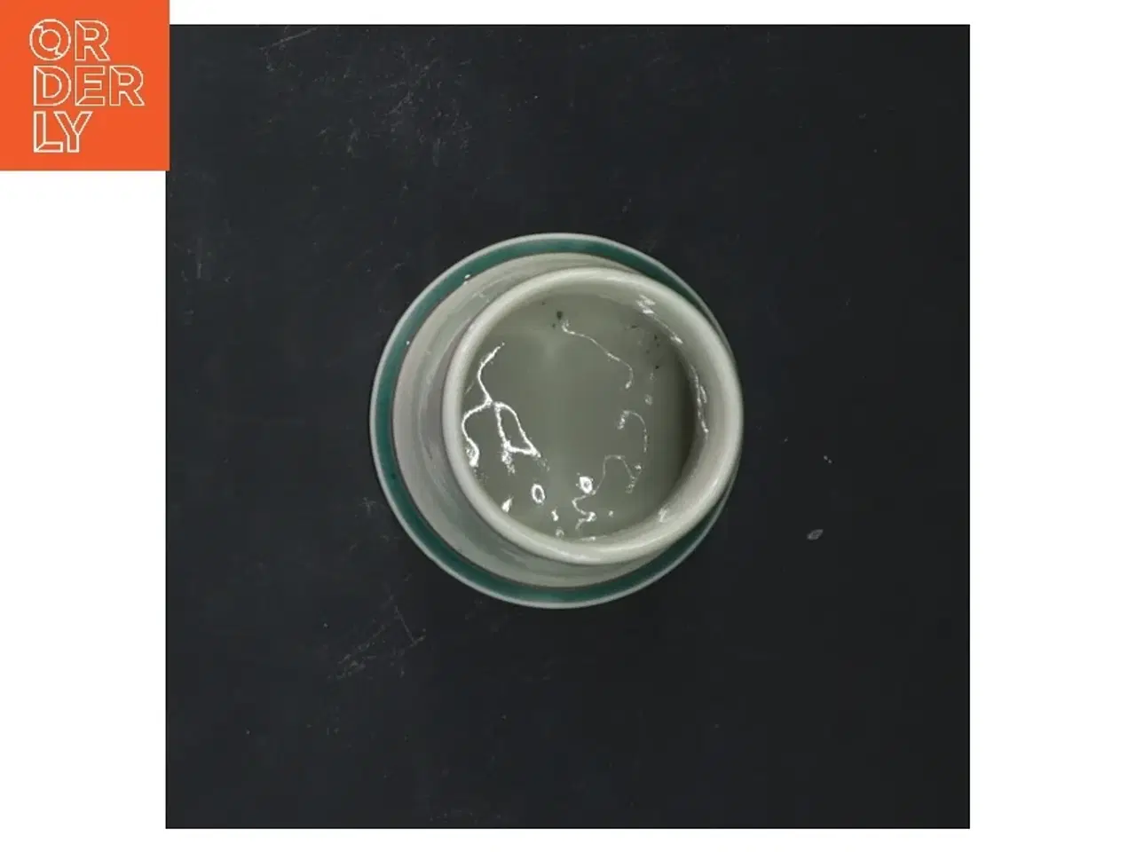 Billede 4 - Porcelæn krukke med låg fra Københavns Porcellains Maleri (str. 8x5,5 cm)