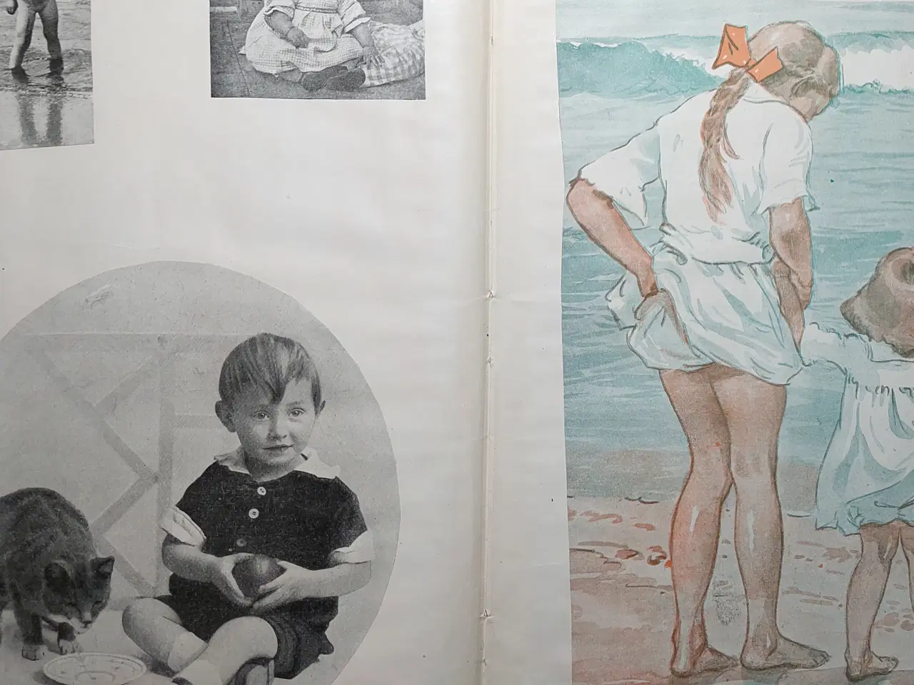 Billede 6 - Hjemmelavet bog med udklip fra 1950-erne