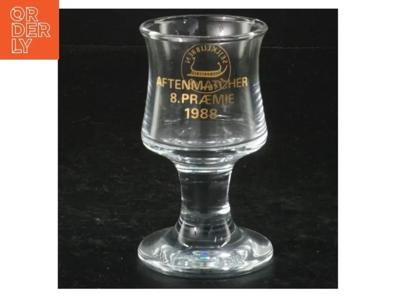 Billede 1 - Skibsglas Per Lütken ølglas (str. H 10 cm, ø 5,5 cm)