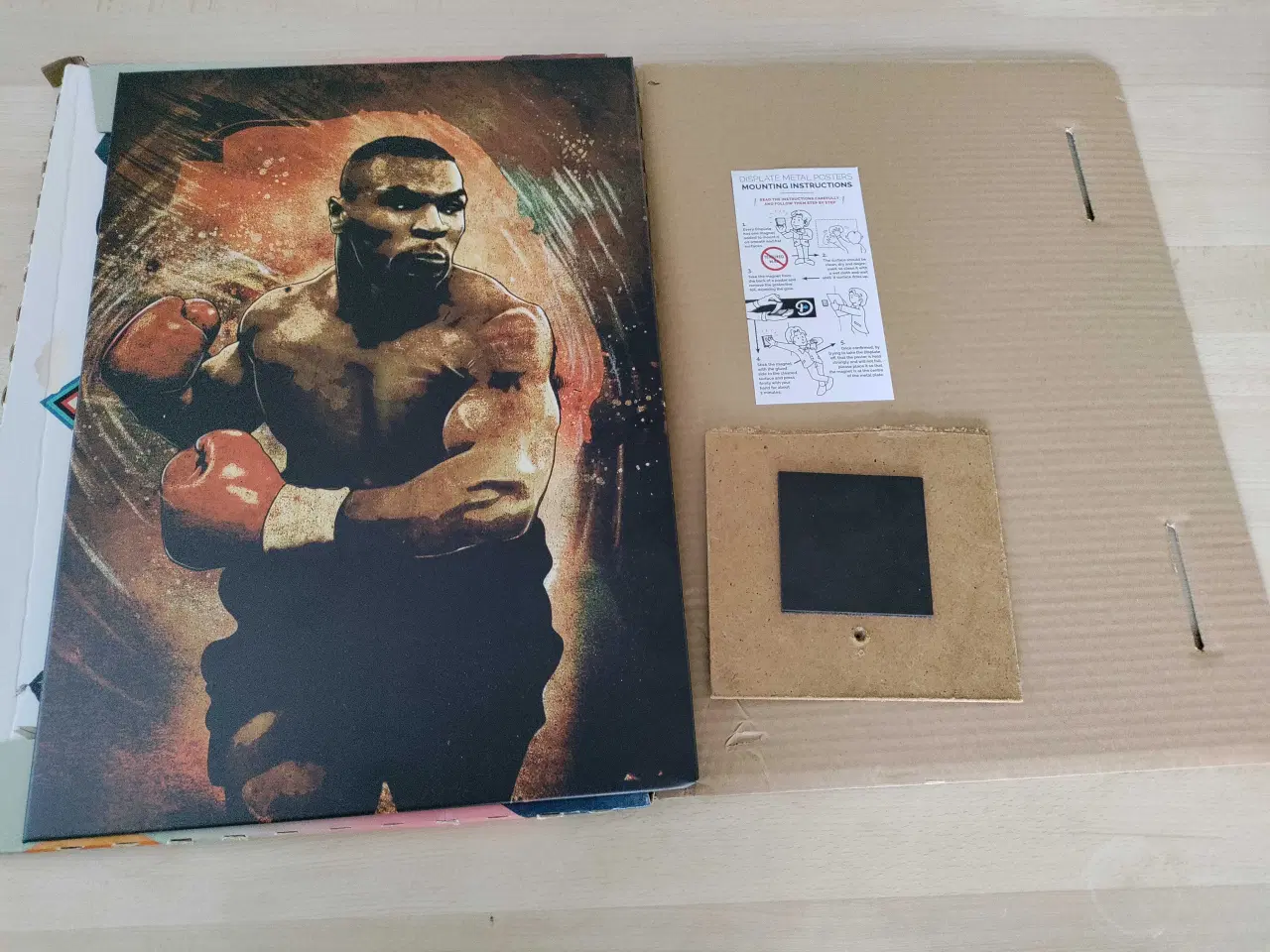 Billede 1 - Mike Tyson magnetisk billede/ tavle