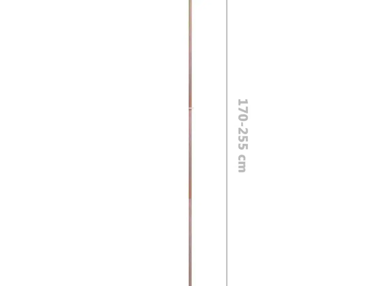 Billede 5 - Teleskopstænger til telt 2 stk. 170-255 cm galvaniseret stål