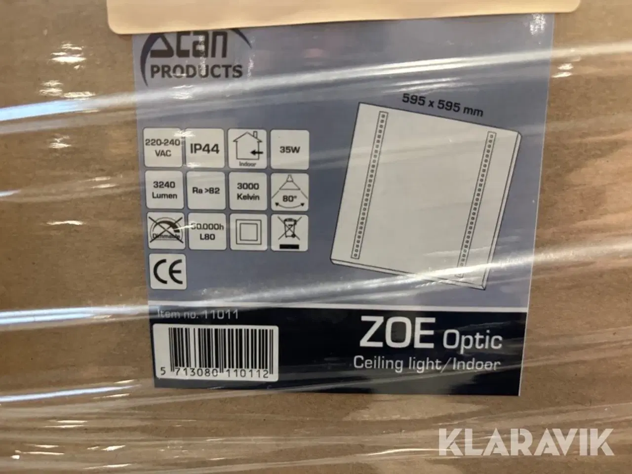 Billede 5 - Led armatur Scan Products ZOE optic 130 styk