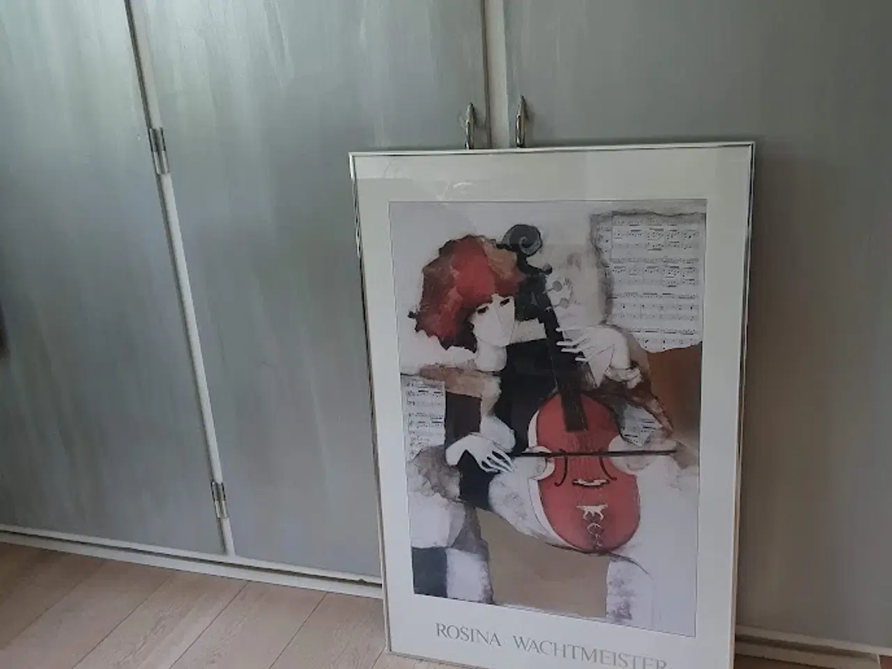 Billede 1 - Rosina Wachtmeister litografi  - violinspiller