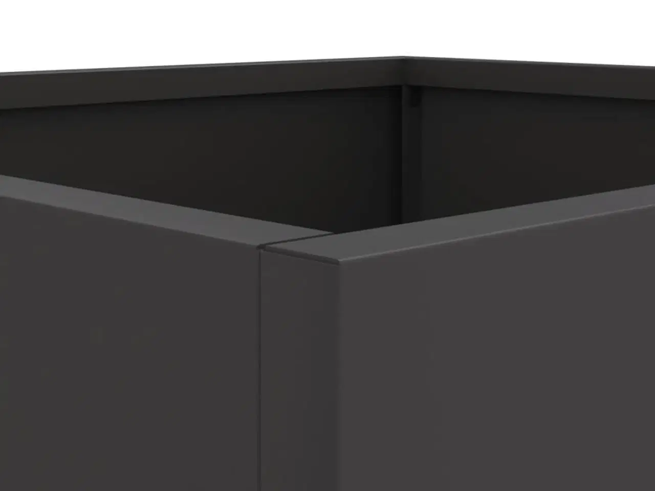 Billede 8 - Plantekasser 2 stk. 49x47x46 cm stål sort