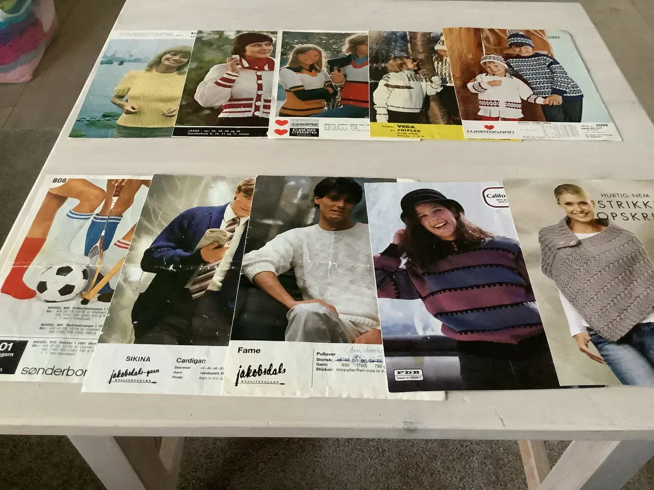 Billede 4 - Strikkeopskrifter til mor,far og børn