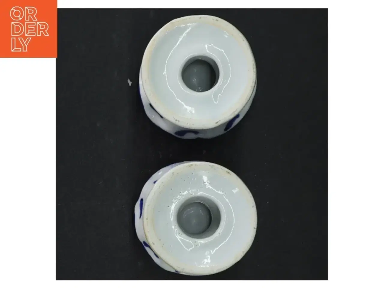 Billede 2 - Porcelænslysestager (str. H 6 cm)