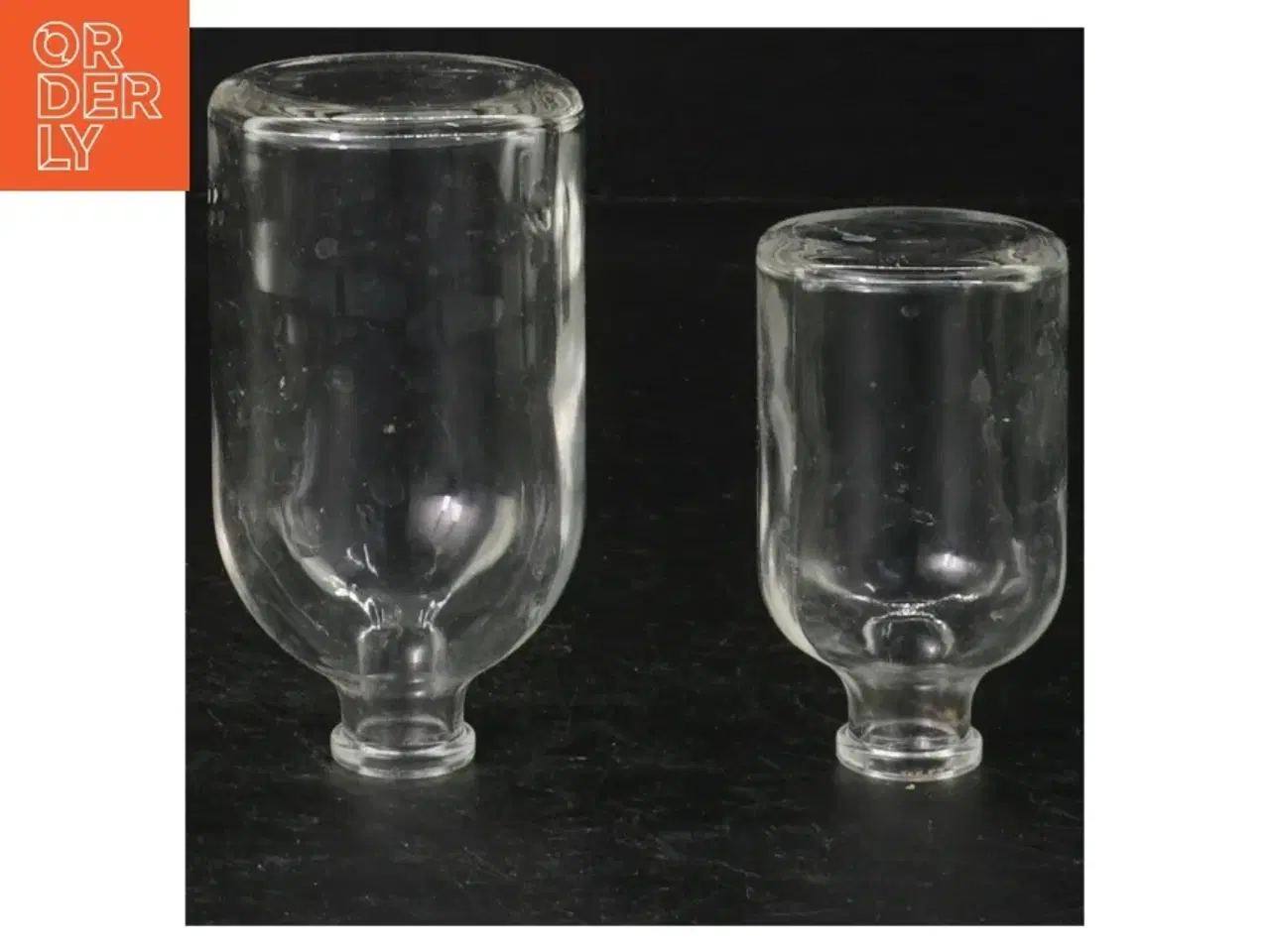 Billede 2 - Gennemsigtige glasflasker (str. 10 cm 7 cm)