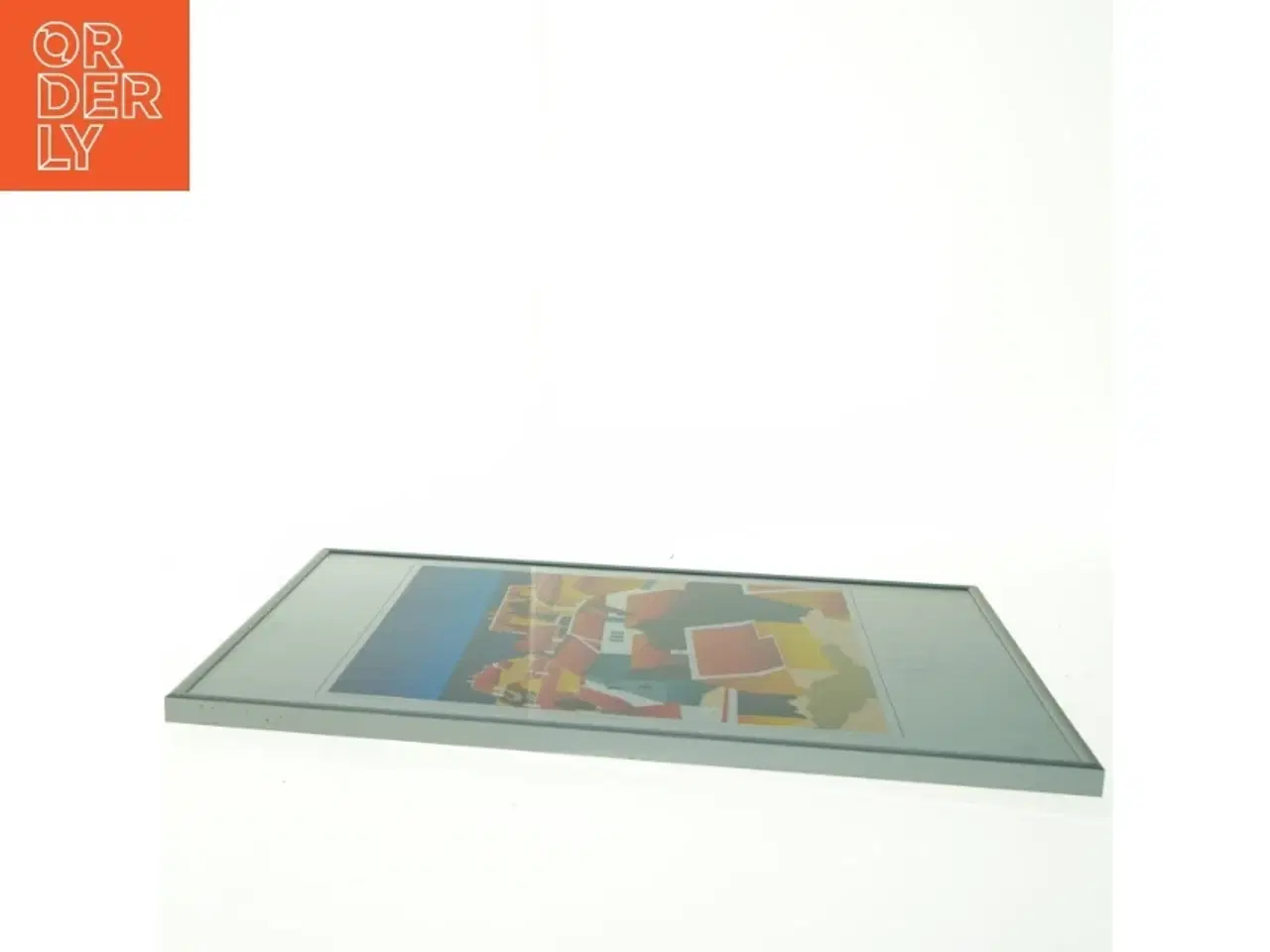 Billede 3 - Indrammet bybillede af Skagen (str. 41 x 30 cm)