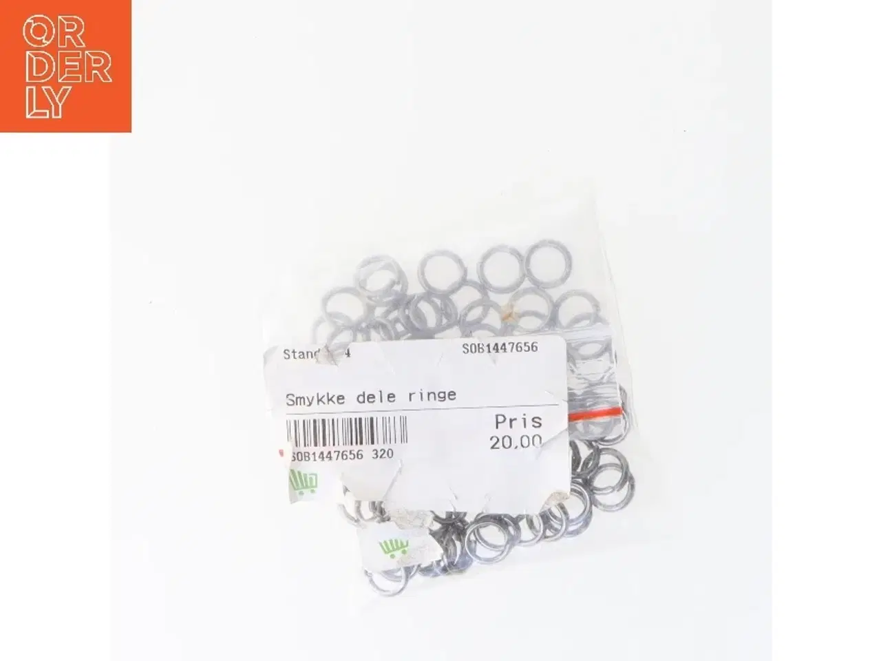 Billede 1 - Smykkedele ringe i metal (str. Ø 1 cm)