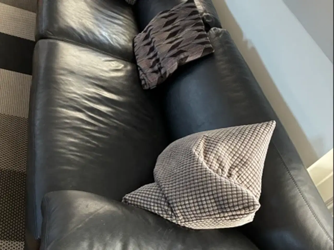 Billede 3 - Læder Sofa 3+2 personer