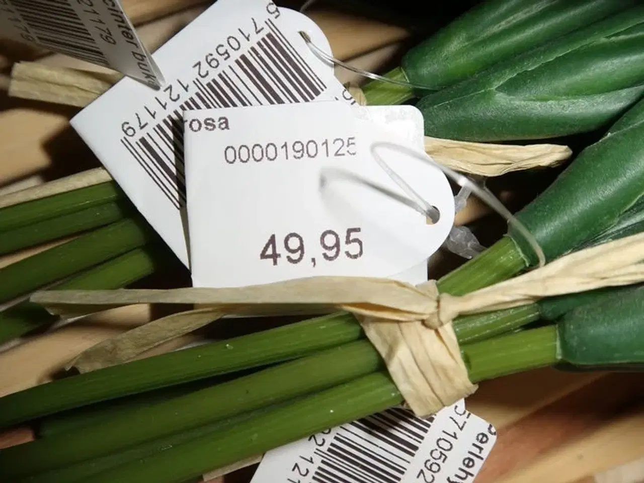 Billede 3 - Kurv med div. Kunstige blomster