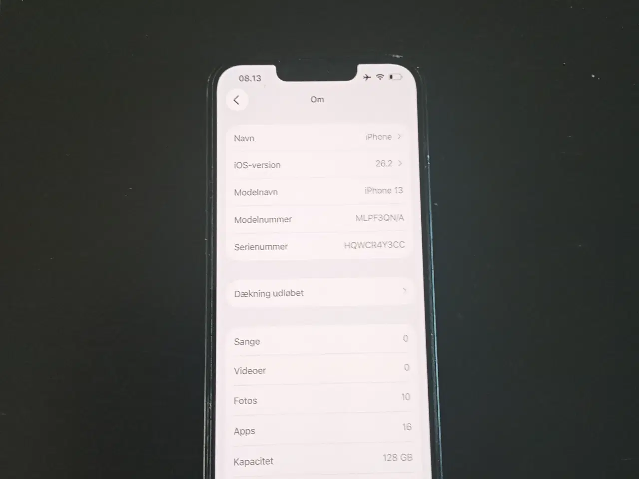 Billede 2 - Iphone 13 128gb 