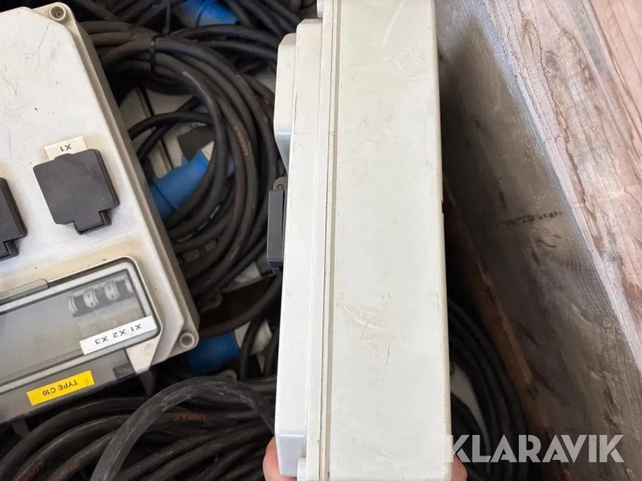 Billede 5 - Standtavle CEE16-1P-13A 5styk 1P luset til 3 udtag