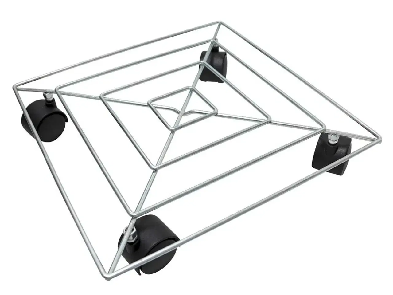 Billede 1 - 4 stk. HOME It® krukkevogn i metal 30×30 cm