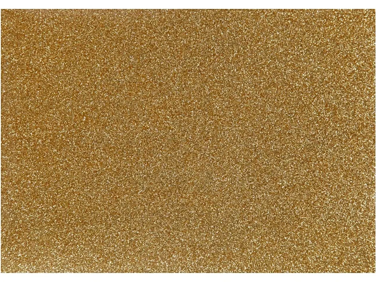 Billede 1 - Strygestof, A5, ark 148x210 mm, glitter, guld, 1 ark