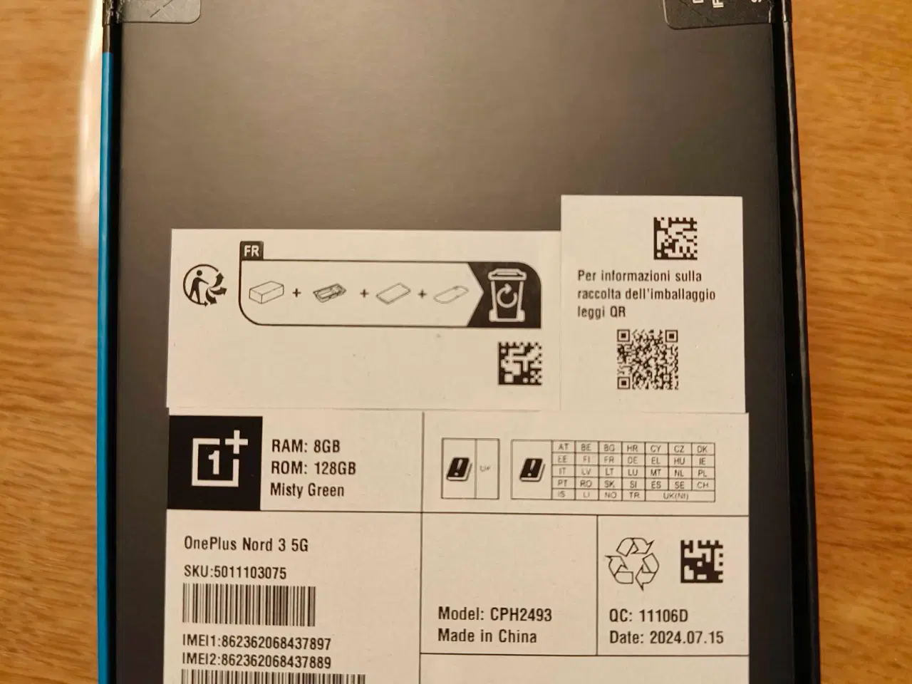 Billede 3 - Oneplus nord 3 128 gb/8gb- misty green 