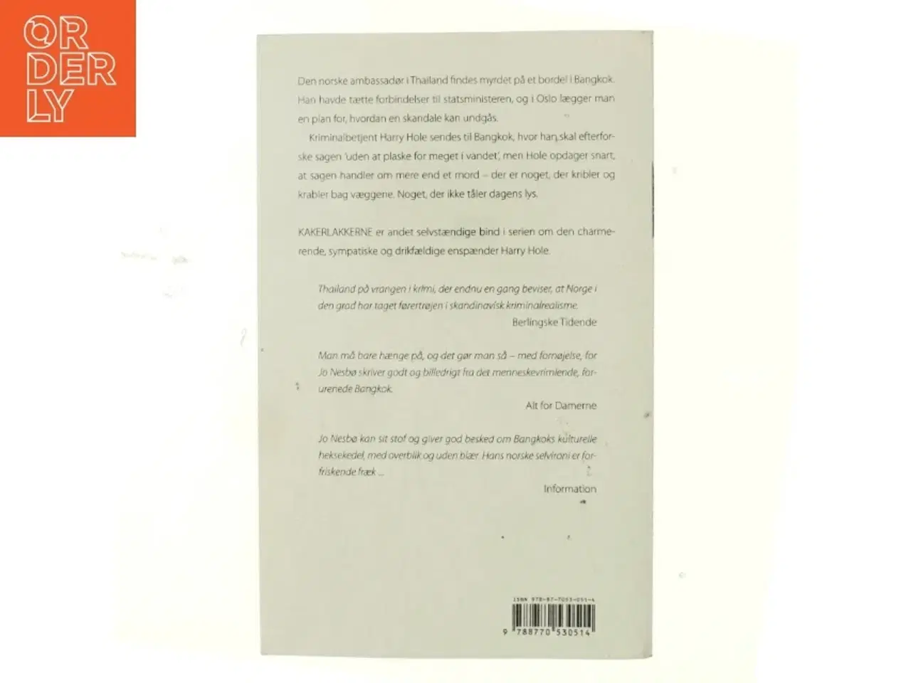 Billede 3 - Kakerlakkerne af Jo Nesbø (Bog)