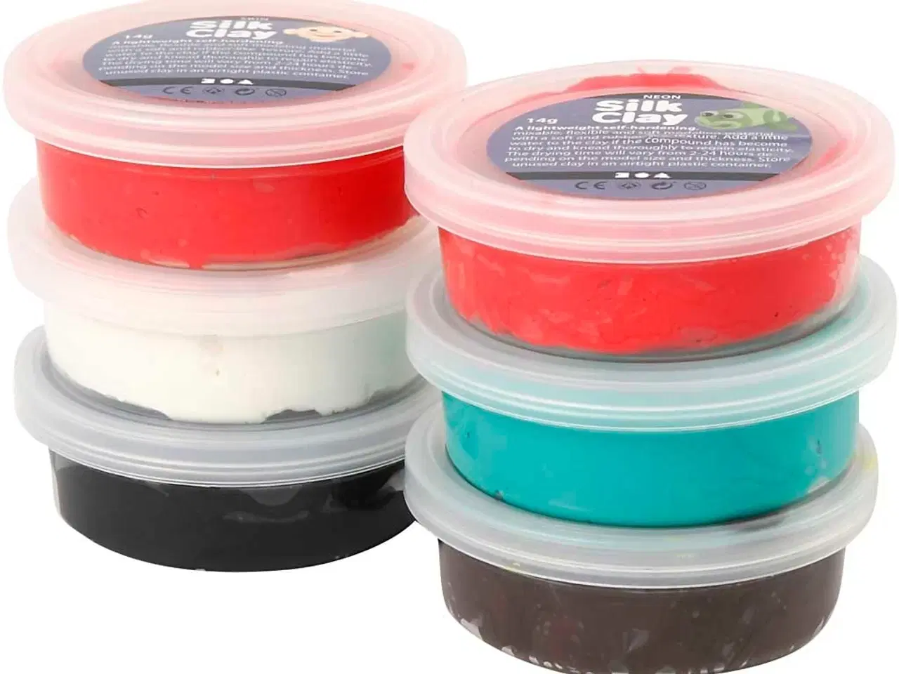 Billede 1 - Silk Clay®, julefarver, 6x14g/ 1 pk.