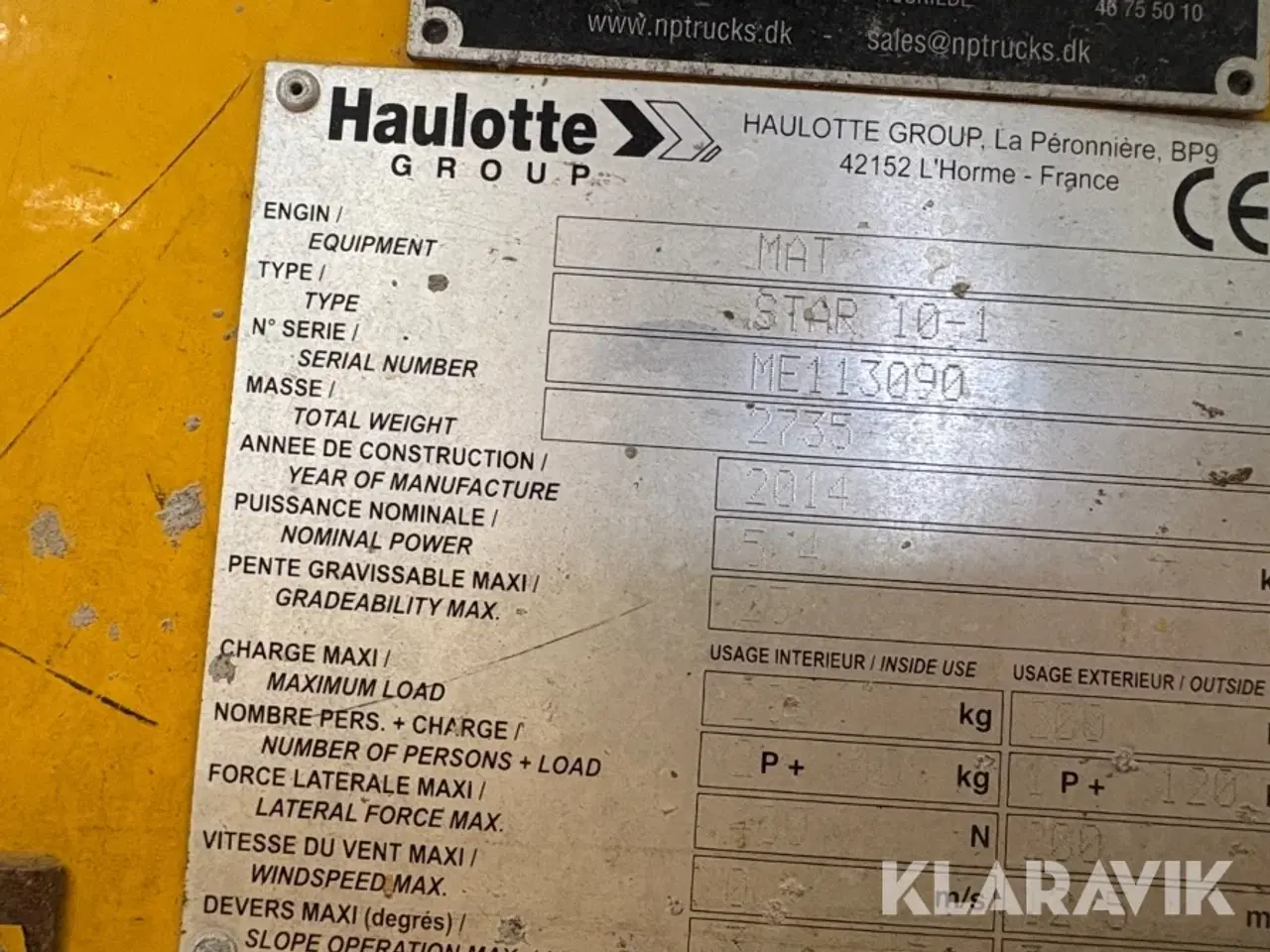 Billede 7 - Søjlelift Haulotte Star 10-1