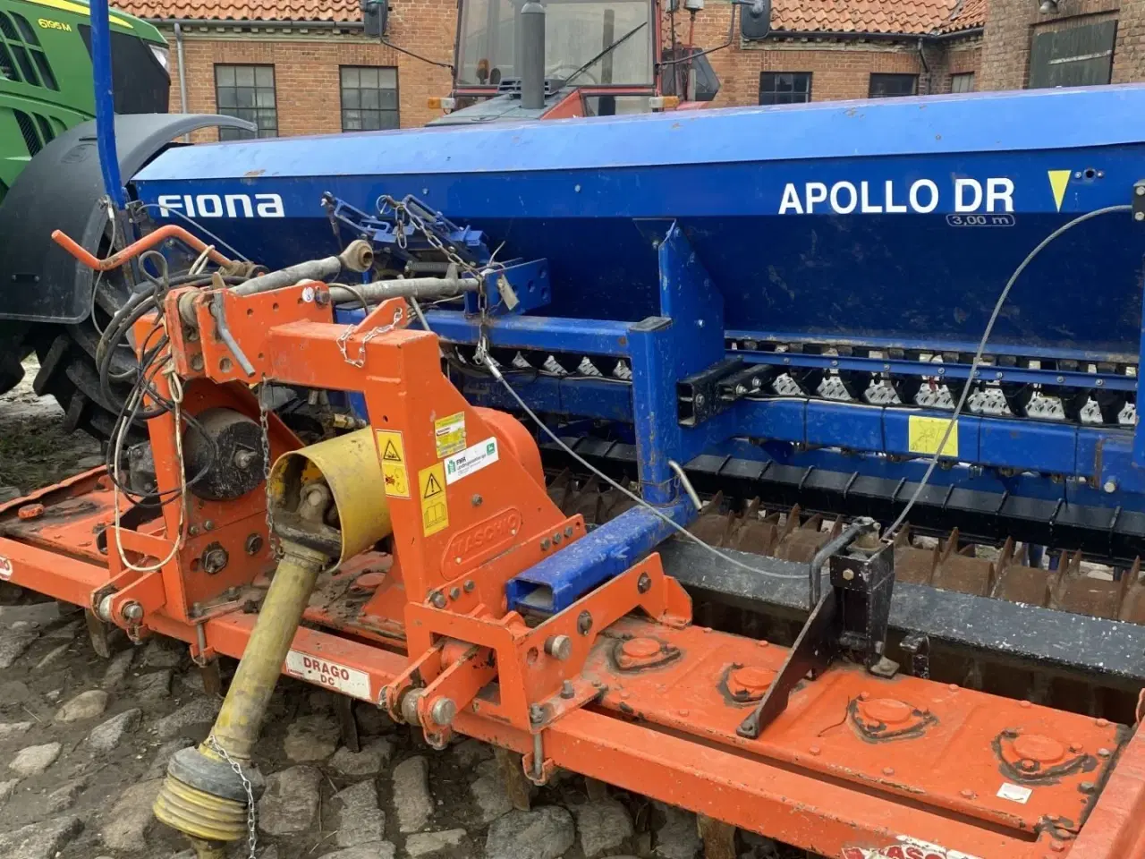 Billede 2 - Maschio 3 meter rotorharve med Fiona såmaskine. Velholdt.