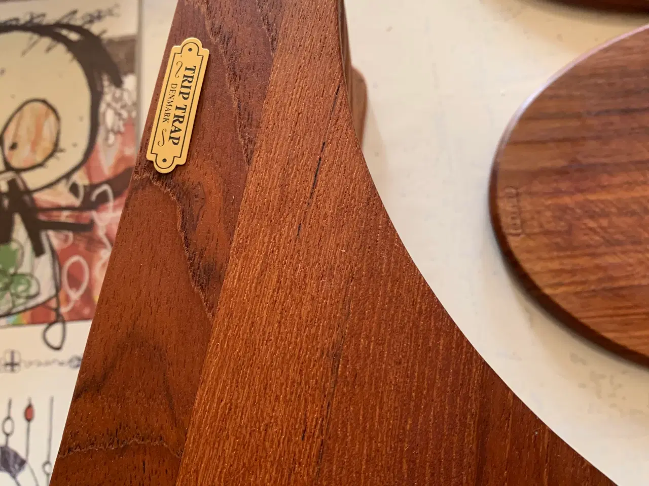 Billede 4 - Retro teak skærebrætter 