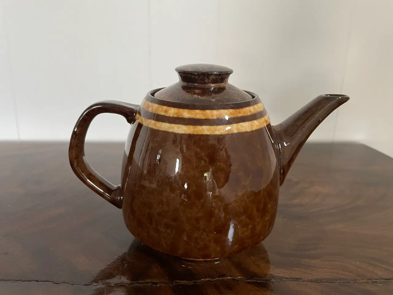 Billede 1 - Brun tekande 14 cm sælges