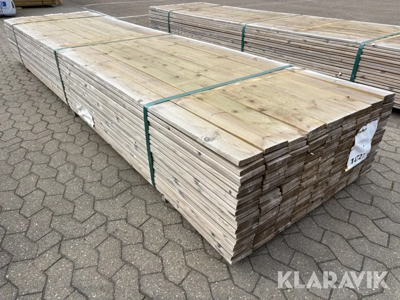Billede 2 - Trykempraneret terrassebrædder - 180 styks - 756 meter