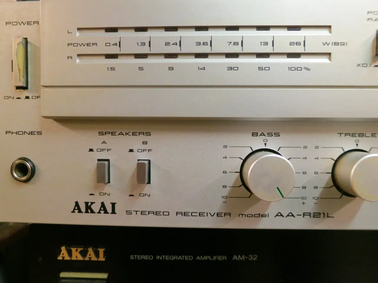 Billede 2 - VINTAGE AKAI AA-R21L  FM RECIEVER