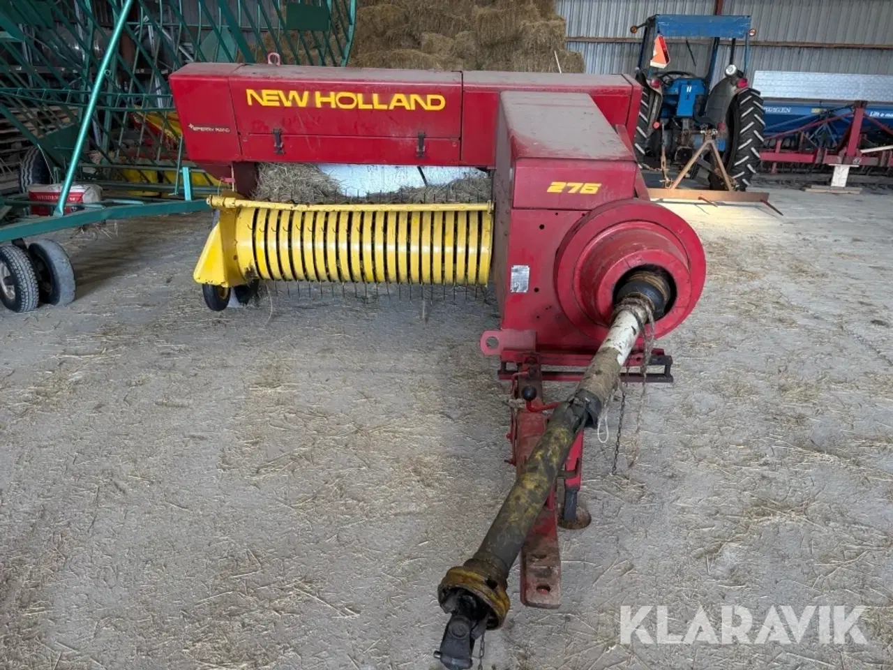 Billede 11 - Ballepresser og vogn New Holland 276