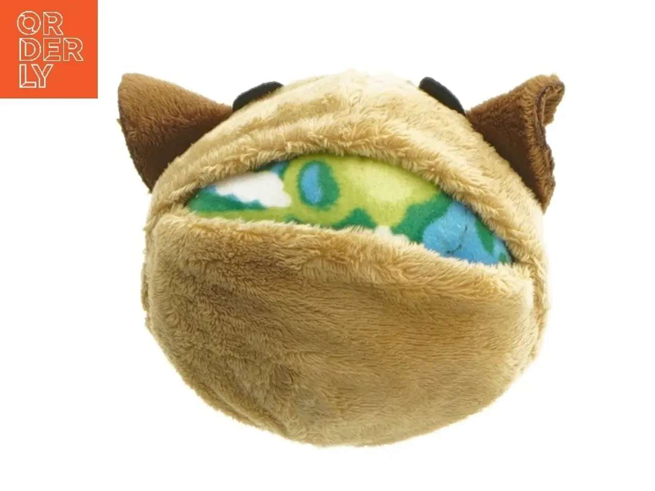 Billede 5 - Bamse med vendbart design fra Orry (str. Ø 10 cm)