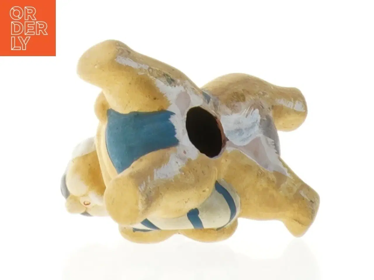 Billede 3 - Keramik figur af badende mennesker (str. 10 x 6 x 7 cm)