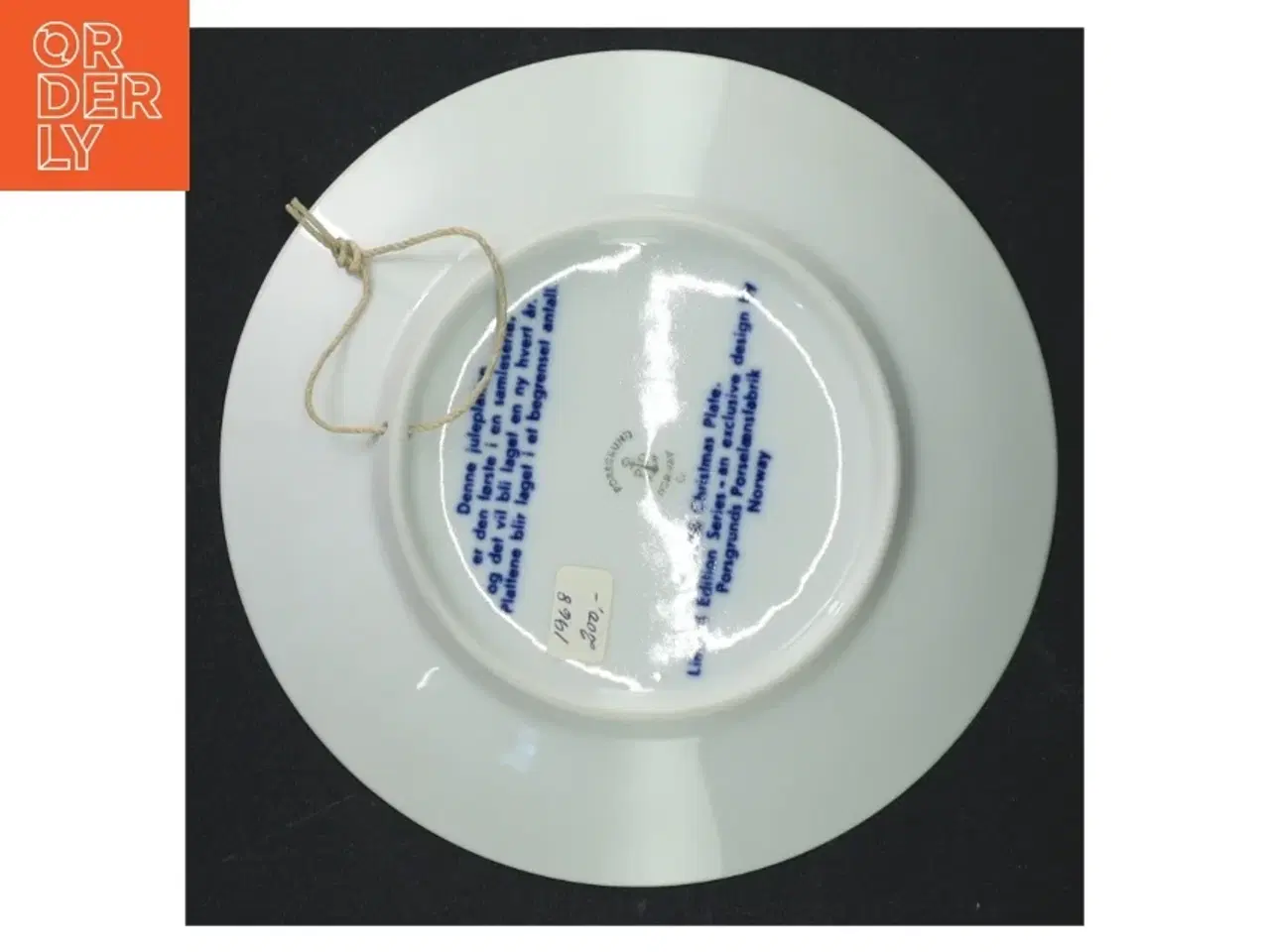 Billede 6 - Porsgrund juletallerken 1968 (str. 17 cm)