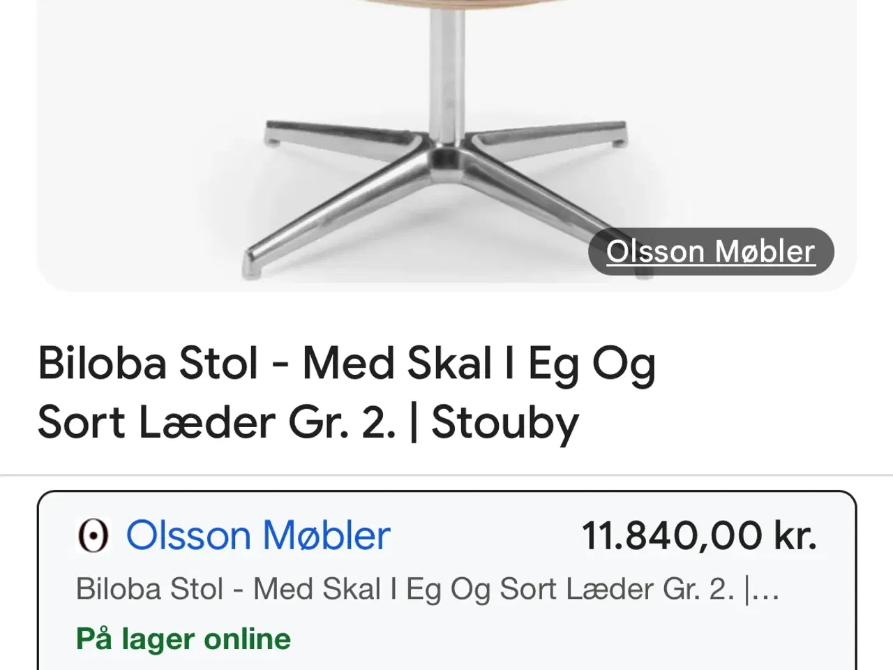 Billede 3 - Stouby Biloba stole