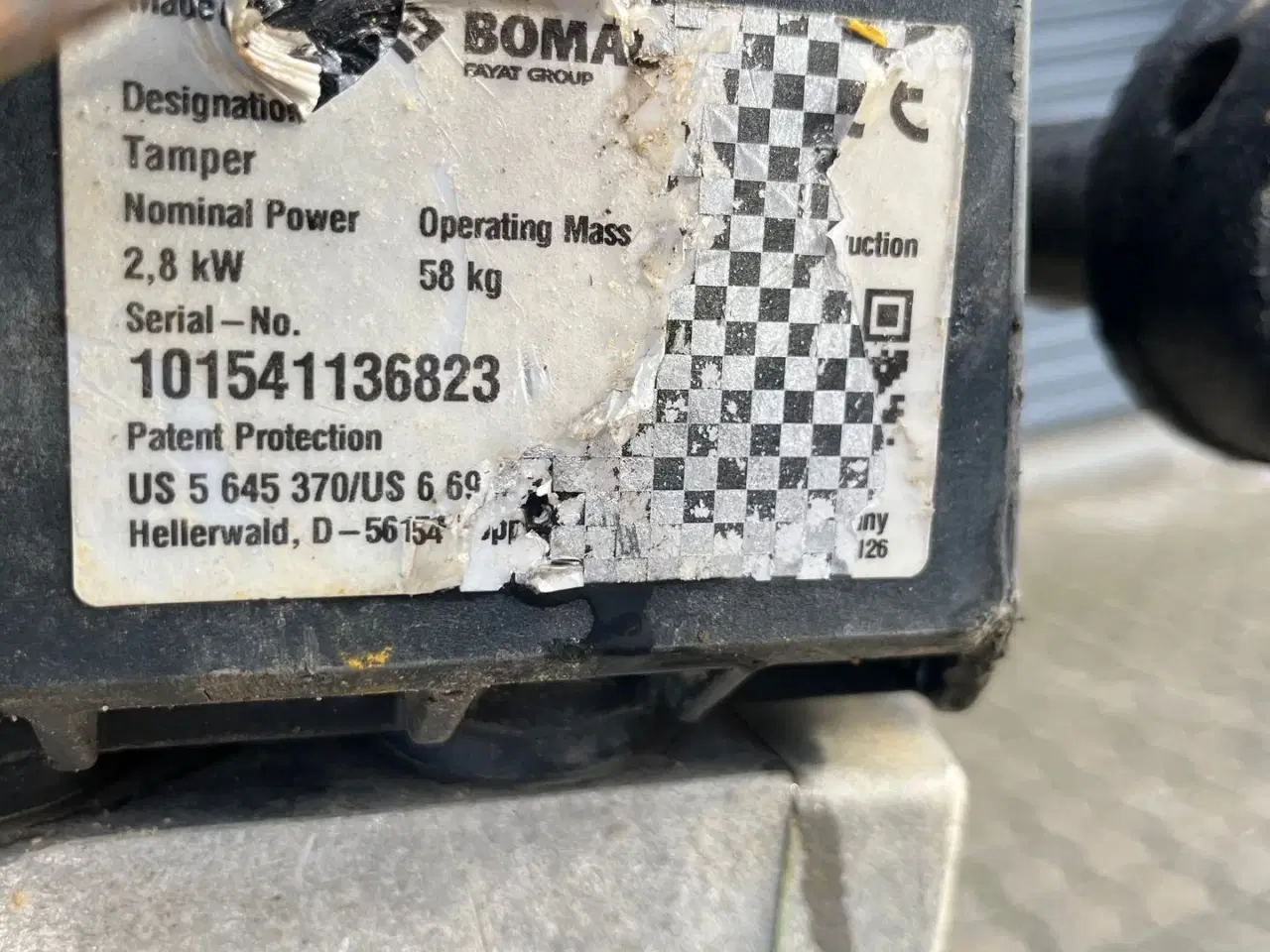 Billede 6 - Bomag BT 60 58kg kvalatits jordloppe