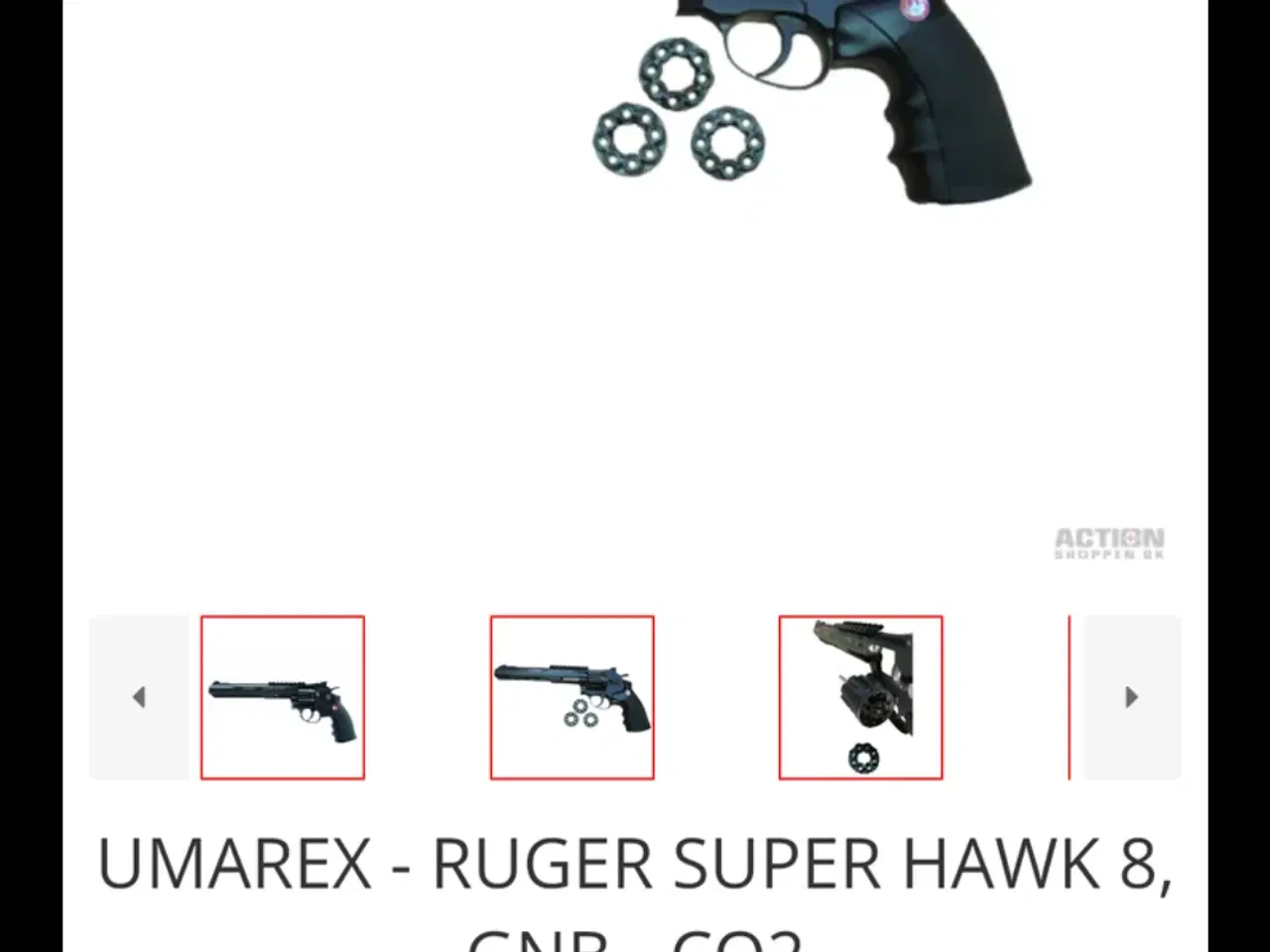 Billede 2 - Ruger Super Hawk 8" Ny og kraftig hardball revolve