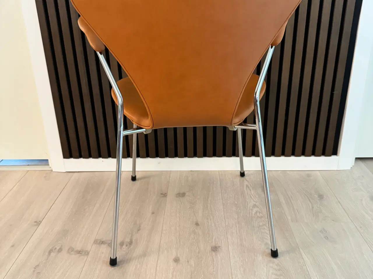 Billede 3 - AJ Syver Stole Armlæn 6 stk. Cognac Læder