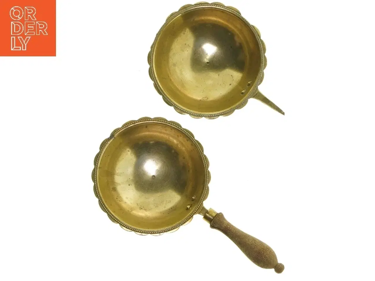 Billede 3 - Messingskåle med håndtag (str. Ø 10x5,5 cm)