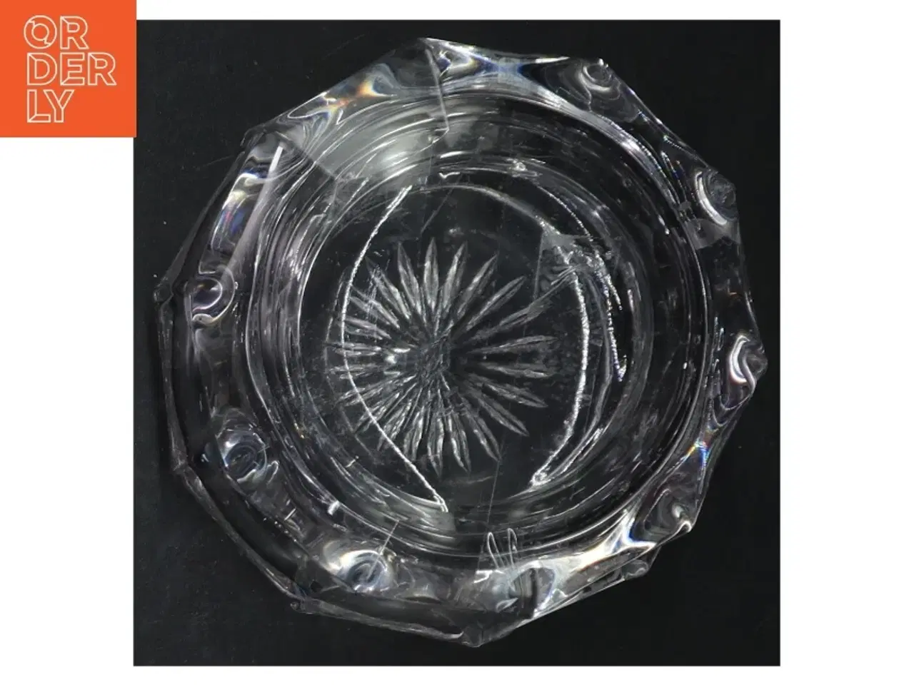 Billede 2 - Krystal glas lågkrukke (str. Ø. 12 cm)