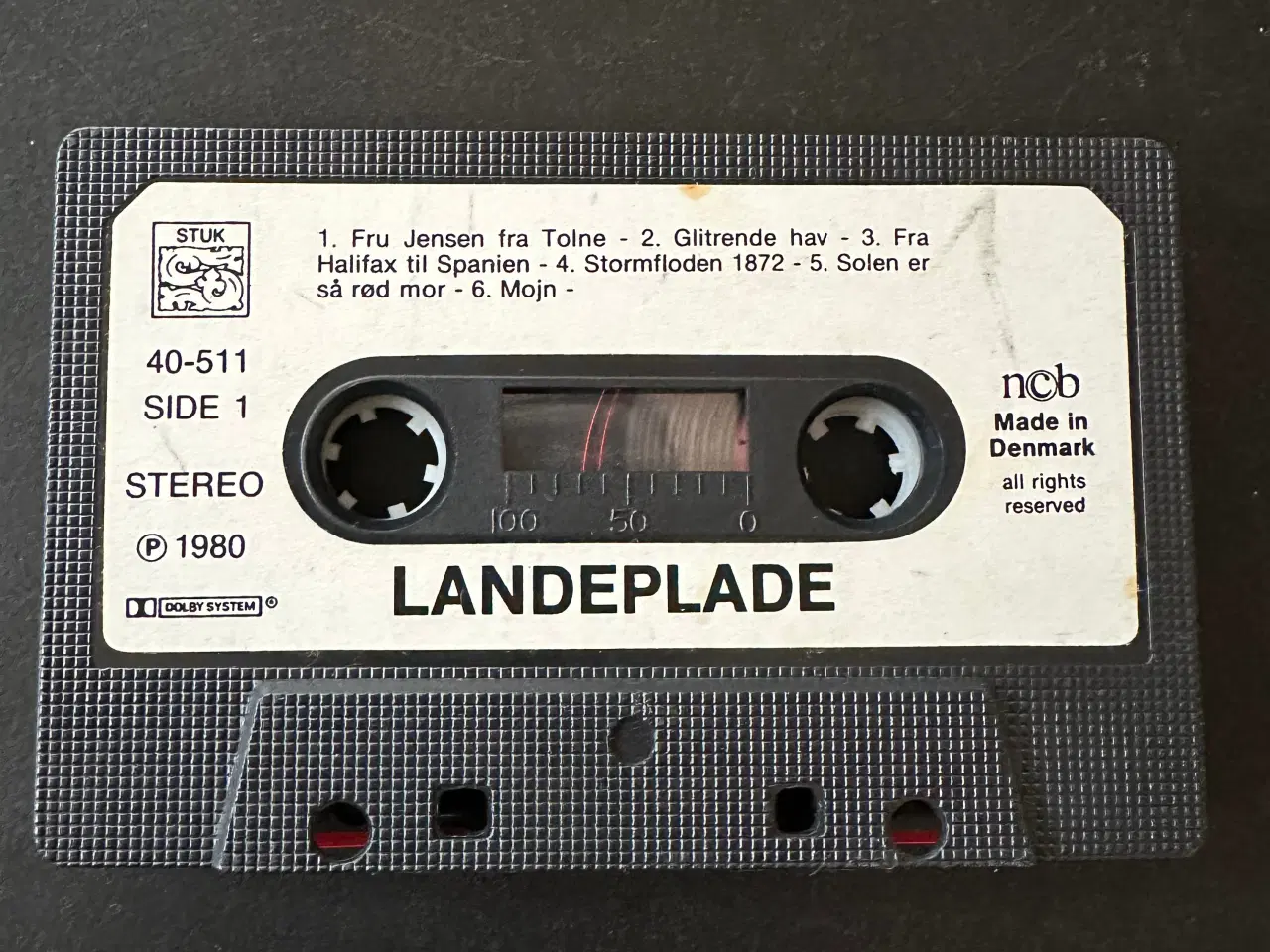Billede 1 - Retro kassettebånd Landeplade