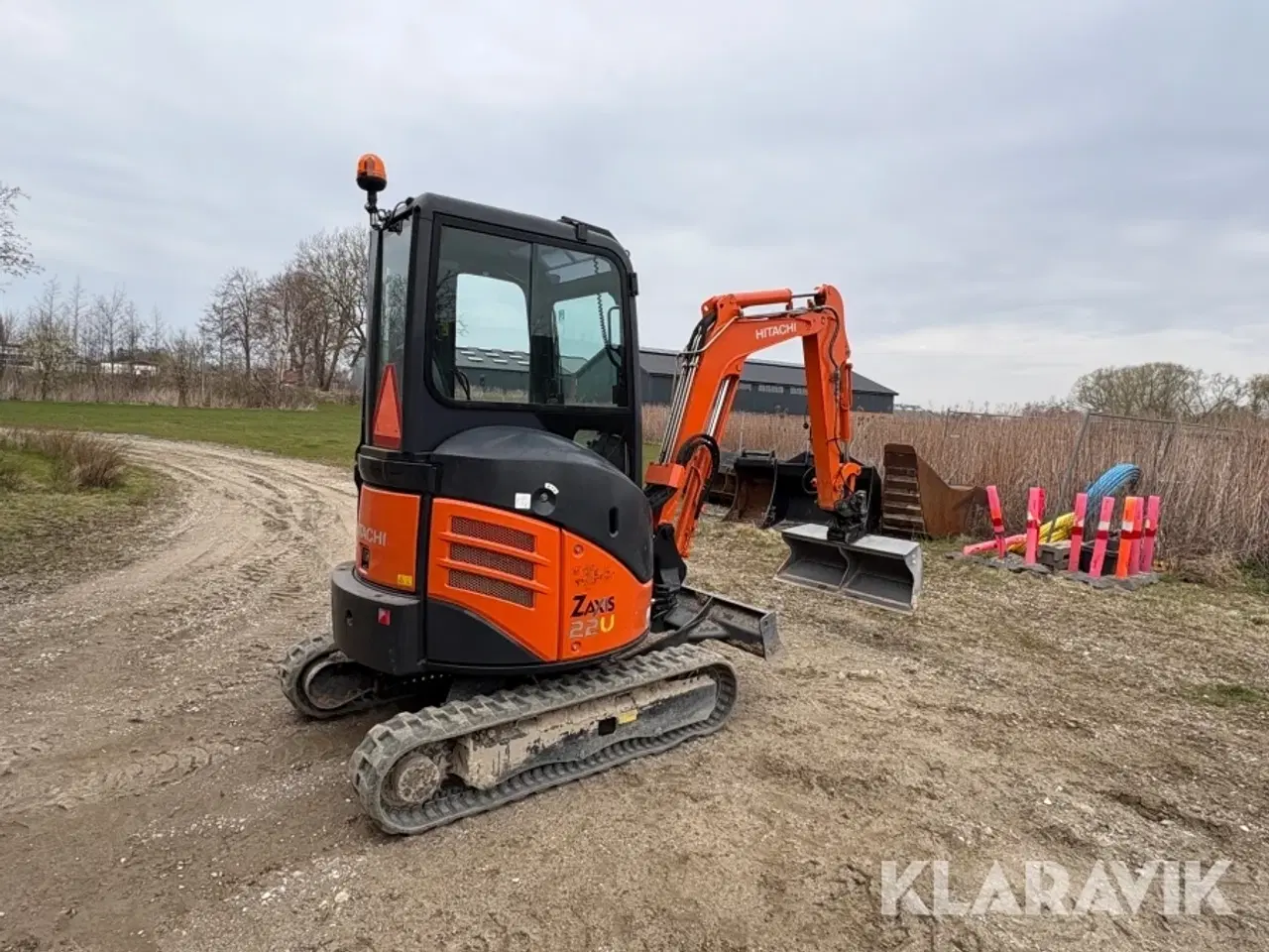 Billede 5 - Minigraver Hitachi Zaxis ZX22U-6 CLR